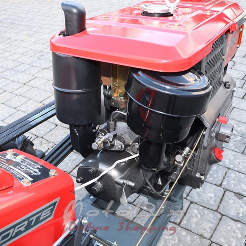 Dieselový dvojkolesový malotraktor Forte MD 101, ručný štartér, 10 hp + fréza