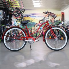 Дорожній велосипед Neuzer California, колеса 26, рама 17, червоний