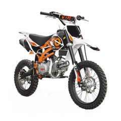 Kayo TT140 motorcycle, black with orange, 2024