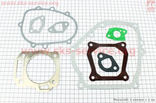 Gaskets for motor with reduction gear, 8 pcs, 168FB-L