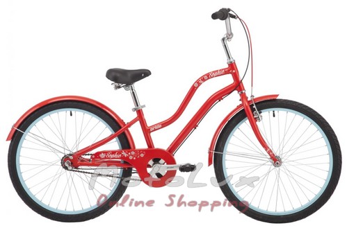 Bicykel pre teenegerov Pride Sophie 4.2, kolesá 24, 2019, red