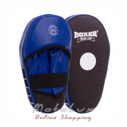 Paw straight elongated BOXER 2008 01, 38x18x4.5 cm, 1 pc., blue with black