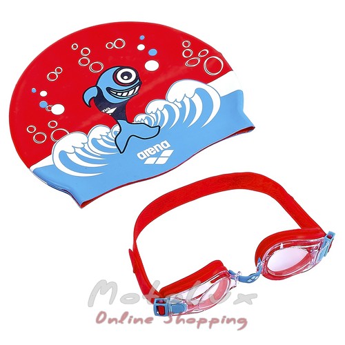 Set for swimming children's glasses and cap Arena AWT Multi