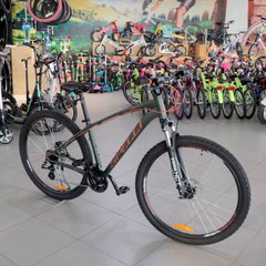 Горный велосипед Spelli SX 4700, колесо 29, рама 19, зеленый с оранжевым, 2023