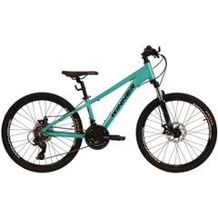 Подростковый велосипед Winner Bullet, колеса 24, рама 12, turquoise, 2022