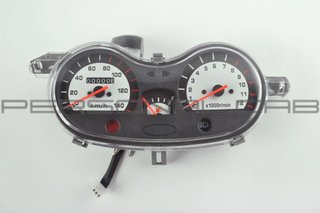 Dashboard, complete Zongshen Sthorm, mod: MY-140, 140km / h, black, tachometer 12000 rpm