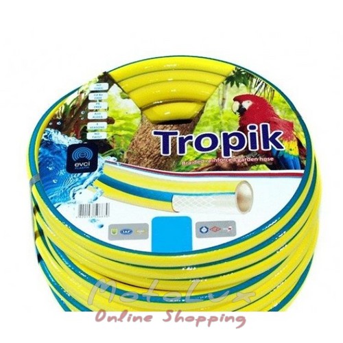 Tropic 3/4 reinforced hose, 20m, yellow