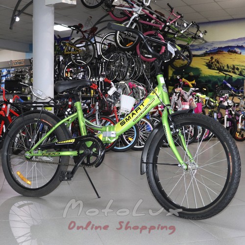 Detský mestský bicykel Dorozhnik Smart, kolesá 20, 2016, green