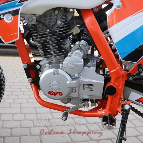 Motocykel Kayo K2-L-250, Biely