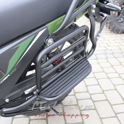 Motocykel Musstang MT250GY-8, Grader 250, green