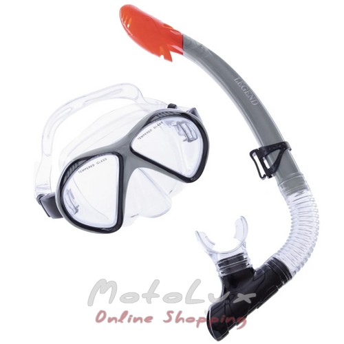 Набір для плавання маска з трубкою Legend M293P-SN110PVC