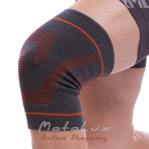 Elastic knee pad with fixing belt Sibote, size L XL
