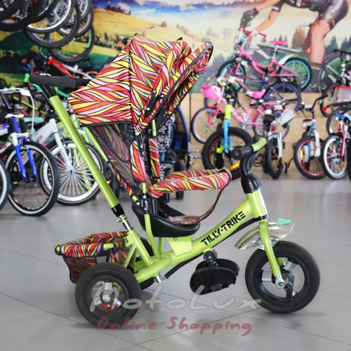 Триколісний велосипед Tilly Trike T-351-2, green