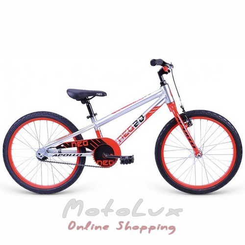 Горный велосипед Apollo Neo 20, boys, red n black, 2021