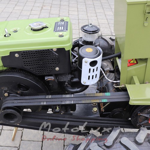 Egytengelyes diesel őniditós kistraktor Kentavr MB 1081D-5, 8 LE, green