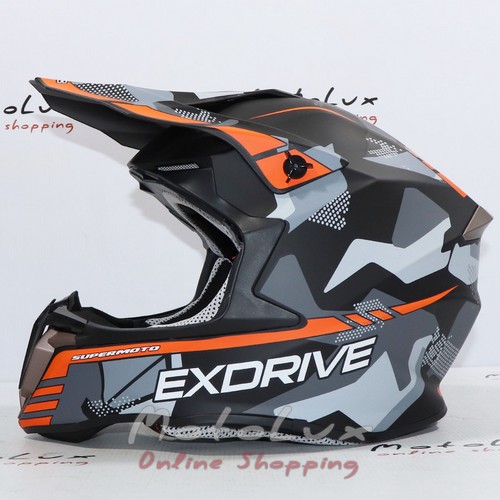 Мотошлем Exdrive EX-806 MX Matt, M