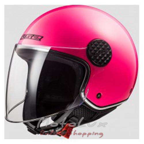 Мотошлем LS2 OF558 Sphere Lux, gloss pink