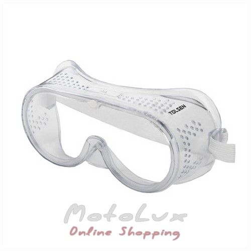 Ochranné okuliare, polykarbonát Tolsen PVC