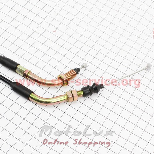 Gas cable (220cm) for 4T engine with top and thread mounting