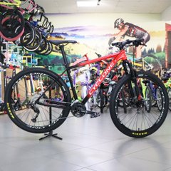 Гірський велосипед Cyclone LX 27.5, рама 19, red and black, 2021