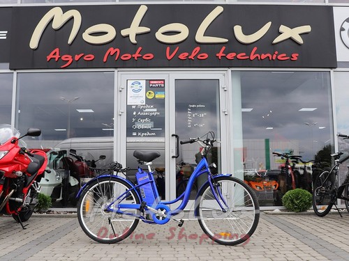 Електровелосипед Skybike Lira, колесо 26, 350 Вт, 36 В, blue