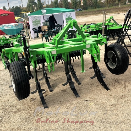 GRZ-2.4-02 deep cultivator, 7 working bodies, double ring roller