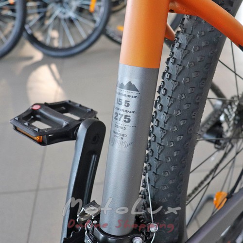 Горный велосипед Crosser МТ036, колеса 27.5, рама 15.5, orange