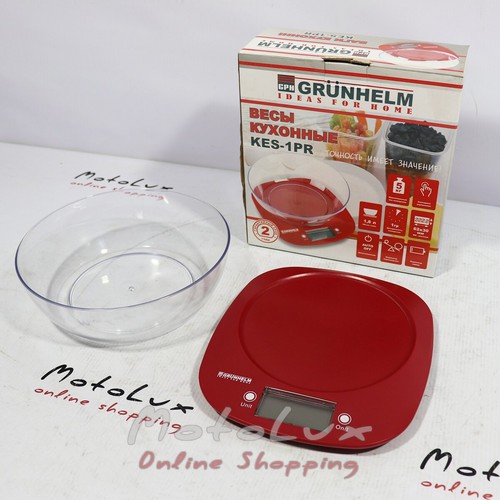Kitchen Scales with Bowl Grunhelm KES-1PR