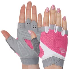 Športové fitness a tréningové rukavice SP, veľkosť M, ružové