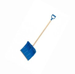 Лопата польская синяя с ручкой