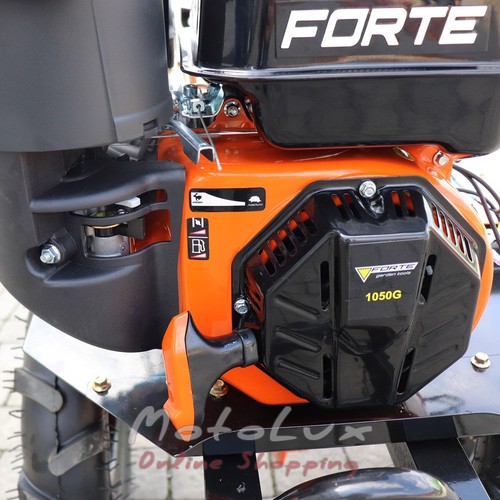 Бензиновий мотоблок Forte 1050G, ручний стартер, 7 к.с., колесо 10 дюймів