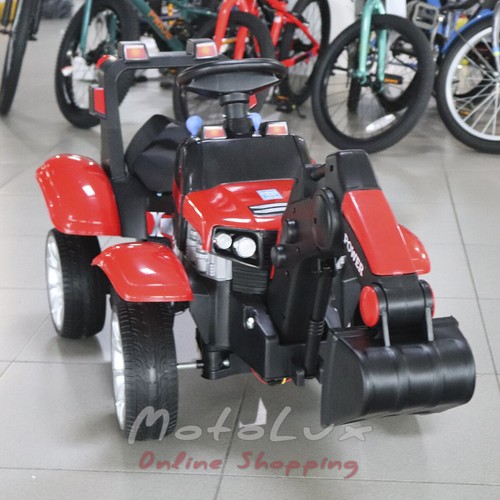 Дитячий електромобіль Трактор Bambi M 4263 EBLR-3, red