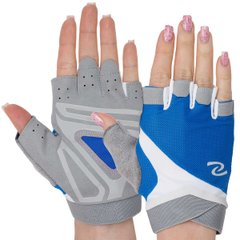 Перчатки для фітнесу та тренувань SP Sport, розмір M, синій