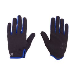 Zelené rukavice Cycle Punch 2 so zatvorenými prstami, veľkosť L, čierno-modré