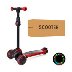 X1 BR iTrike Maxi scooter, black with red