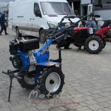 Diesel Walk-Behind Tractor DTZ 585D, 8.5 HP, 3 Gears, Air Cooling