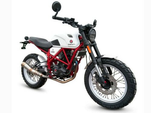 Motorker&eacute;kp&aacute;r Geon Scrambler 250 2018 white