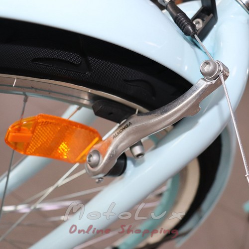 Neuzer Miami road bike, wheels 26, frame 17, Shimano Nexus, blue and turquoise