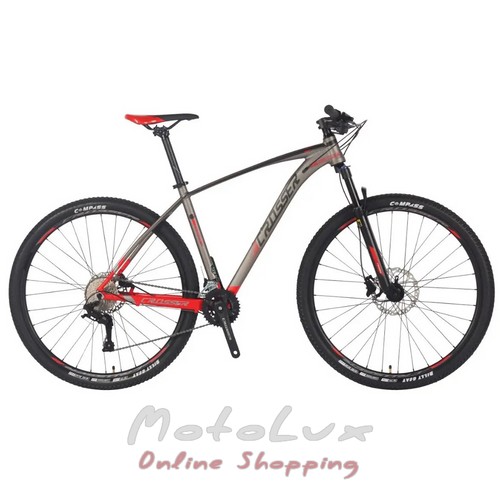 Horský bicykel Crosser X880, kolesá 27,5, rám 17, červený