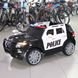 Detské elektrické autíčko Jeep M 3259 EBLR 1.2, Ford Police, EVA kolesá, čiernobiele
