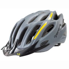 Green Cycle Rock Helmet (54-58 cm) Gray n Yellow