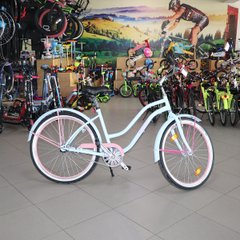 Neuzer Miami Road Bike, Wheels 26, Frame 17, Shimano Nexus, Pale Blue Pink