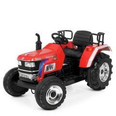 Детский электромобиль-трактор Bambi M 4187BLR-3, красный