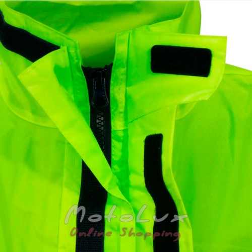 Zelená bunda a nohavice do dažďa MadBull Fluo