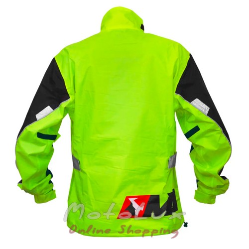 MadBull Fluo Green Rain Jacket Jacket and Pants