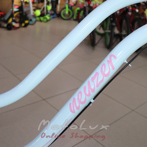 Дорожній велосипед Neuzer Miami, колеса 26,  рама 17, Shimano Nexus, ніжно-блакитно-рожевий