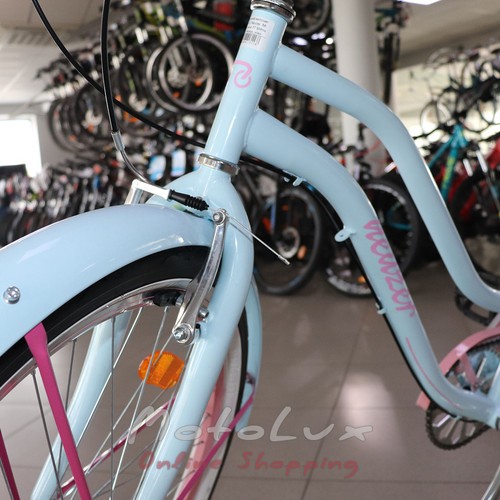 Дорожный велосипед Neuzer Miami, колеса 26, рама 17, Shimano Nexus, нежно-голубовато-розовый