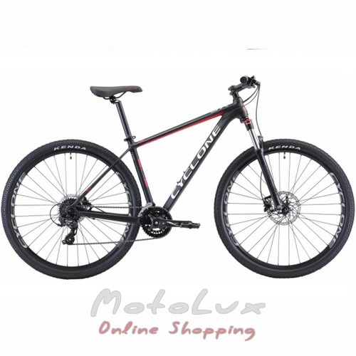 Гірський велосипед Cyclone SX, колесо 27,5, рама 17, 2020, red n black