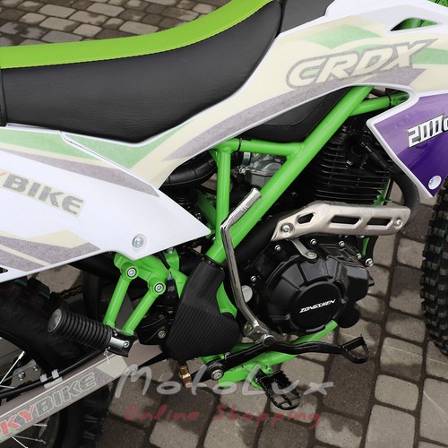 Мотоцикл Skybike TRX200 CRDX-200 19/16, салатовый