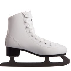 Figure skates Zelart PVC Z 0888, steel blade, white